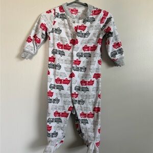 Carter's Red and Gray Baby Onesie